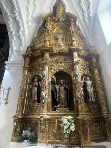 Retablo de San Benito de la Iglesia de Fuente Olmedo